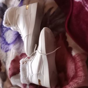 Fur ankle lined Wedge Sneakers